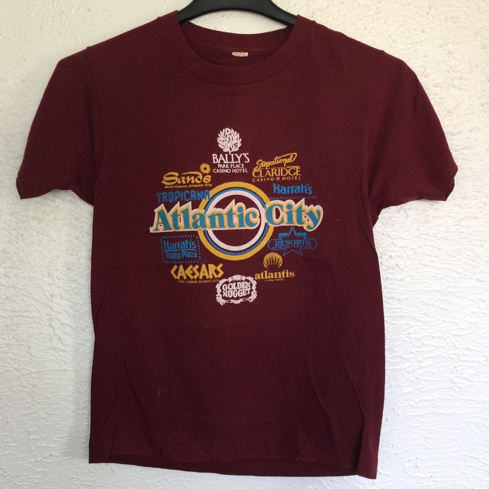 VTG 80s Atlantic City graphic tee